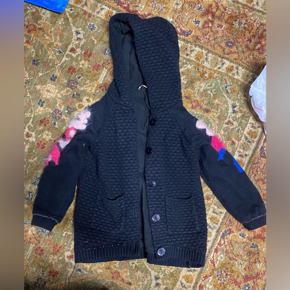 Catimini girls fleece lined sweater
